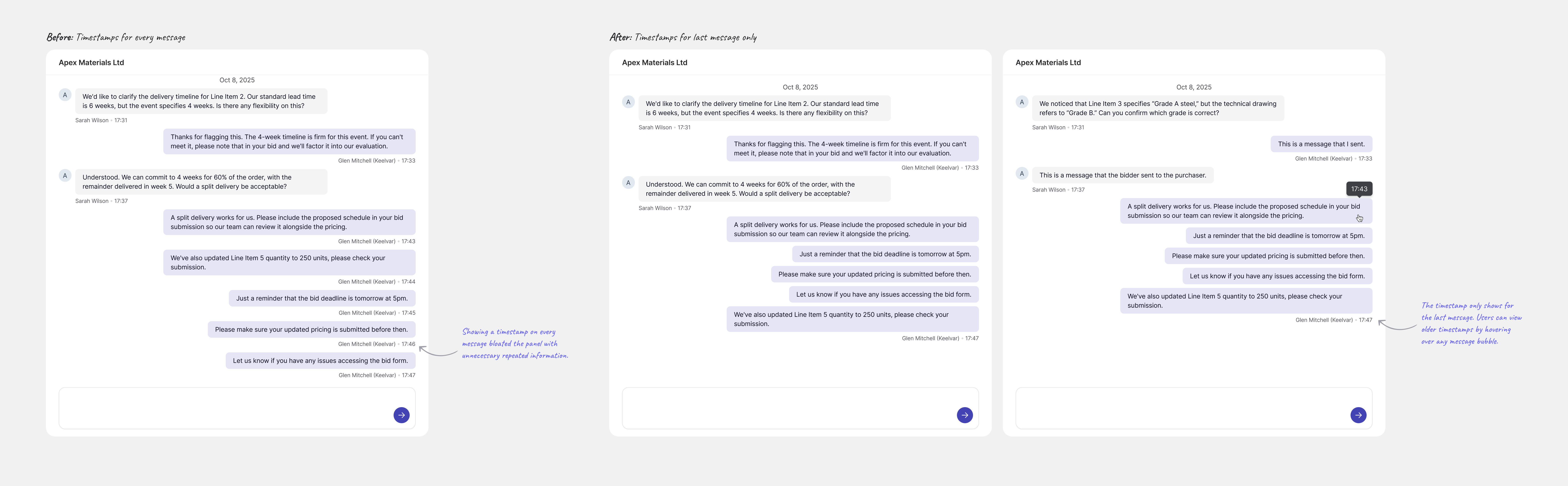 Timestamp details